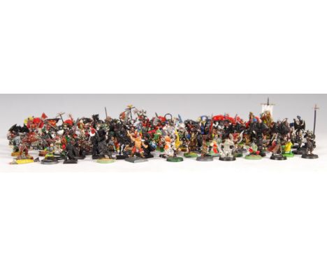 Warhammer - a collection of vintage Games Workshop made Warhammer metal figures. 100+ pieces, to include; Space Marines, Orks