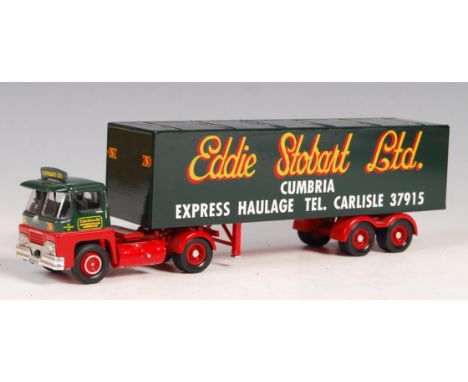 A rare original Corgi made pre-production / prototype ' Code 3 ' Eddie Stobart diecast haulage model. Being a No. 2 Guy Arcti