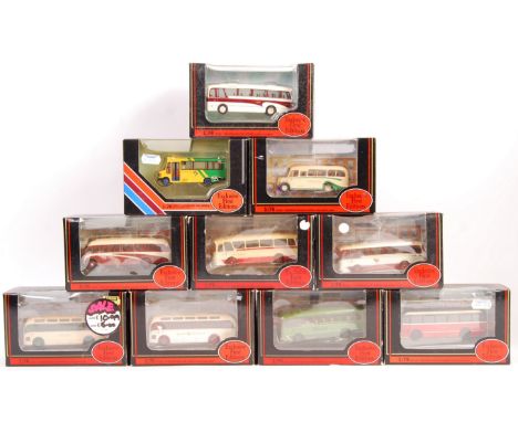 A collection of ten boxed EFE Exclusive First Editions 1/76 00 Gauge model railway scale diecast model buses comprising: 1230