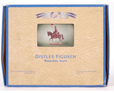 A Distler Figuren made lead model soldier / figure from the ' Waterloo Series '. ' Prussian Cavalry 6th Ulans 1815 '. Incredi