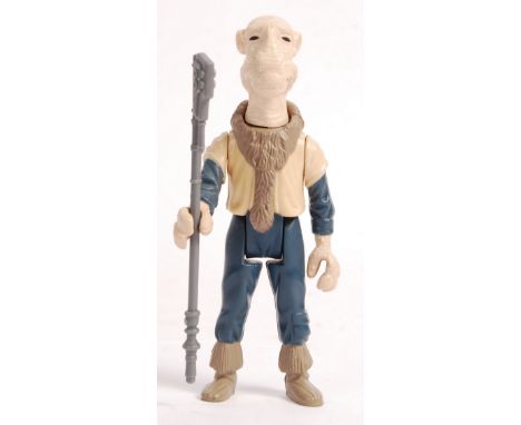 A rare original vintage Kenner / Palitoy made Star Wars ' Last 17 ' action figure ' Yak Face '. Unboxed, but complete with st