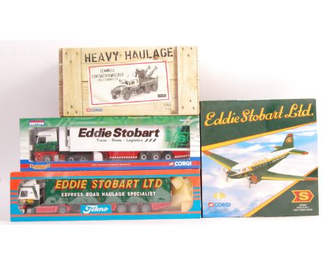 A good collection of x4 Eddie Stobart diecast models - all appearing mint, within their original boxes. Comprising: a Tekno N