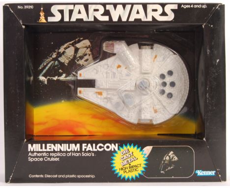 An incredible ex-shop stock condition Kenner made vintage Star Wars ' Millennium Falcon ' diecast metal and plastic model shi