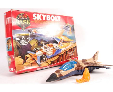 An original vintage 1980's Kenner made MASK action figure playset 'Skybolt'. Appears complete with 2x Matt Trakker figures wi