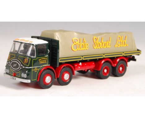 A rare original Corgi pre-production / prototype ' Code 3 ' Eddie Stobart haulage diecast model. Being an ERF KV wagon, with 