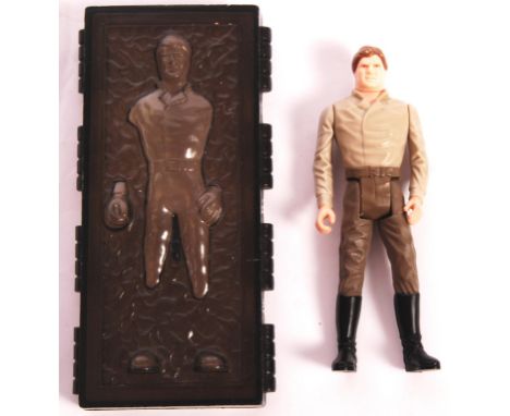 A rare original vintage Kenner / Palitoy made Star Wars ' Last 17 ' action figure ' Han Solo In Carbonite Chamber '. Unboxed,