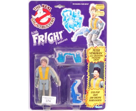 An original vintage 1980's Kenner made ' The Real Ghostbusters ' carded action figure from the ' Fright Features ' range ' Pe