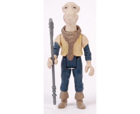 A rare original vintage Kenner / Palitoy made Star Wars ' Last 17 ' action figure ' Yak Face '. Unboxed, but complete with st