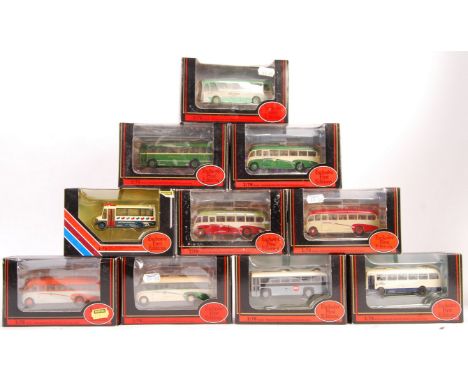 A collection of ten boxed EFE Exclusive First Editions 1/76 00 Gauge model railway scale diecast model buses comprising: 1870