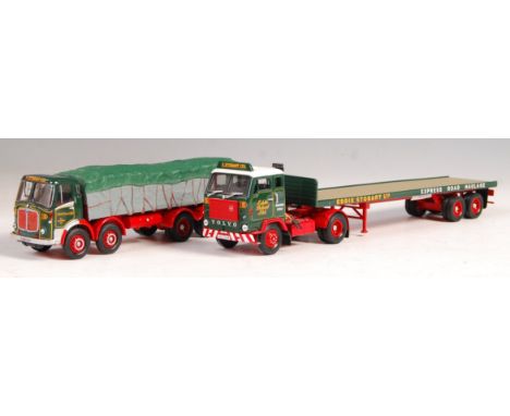 Two rare original Corgi pre-production / prototype ' Code 3 ' Eddie Stobart haulage diecast models. The first being an AEC Mk