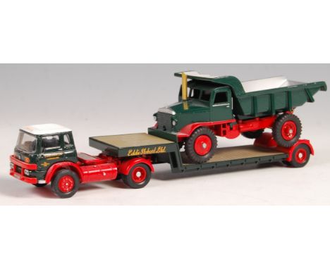 A rare original Corgi pre-production / prototype ' Code 3 ' Eddie Stobart haulage diecast model - Bedford KM with Euclid Dump