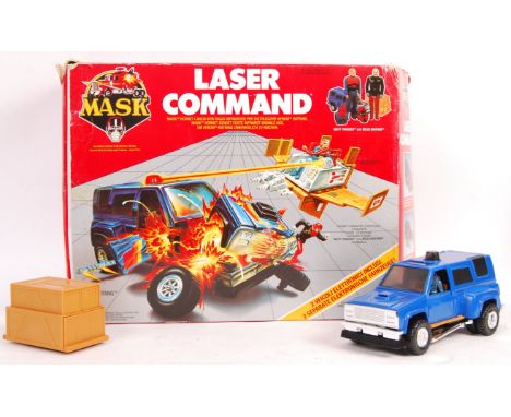 An original vintage 1980's Kenner made MASK action figure playset 'Laser Command' Mask Hornet Shoots Real Infra Rays To Blow 