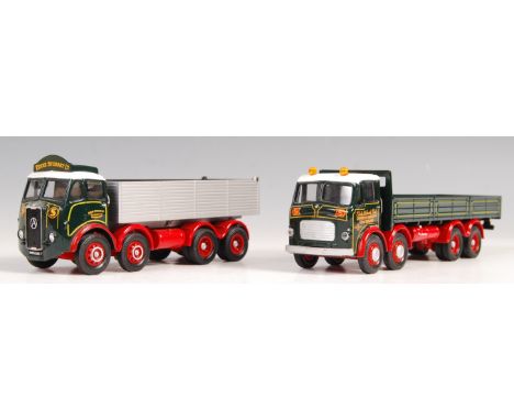 Two rare original Corgi pre-production / prototype ' Code 3 ' Eddie Stobart haulage diecast models. The first being a Leyland