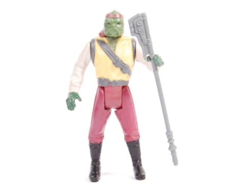 A rare original vintage Kenner / Palitoy made Star Wars ' Last 17 ' action figure ' Barada '. Unboxed, but complete with staf