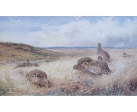 After Clarence Henry Roe (1850-1909)Otter on a rock with mallard in flightA colour reproduction; together with a limited edit