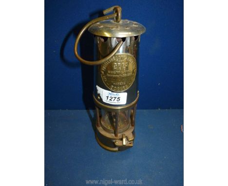 A Davy miner's Lamp - 'The Protector Lamp &amp; Lighting Co. Ltd' type GR6S.