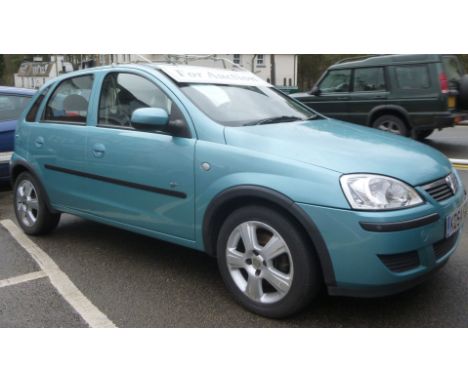 A 2004 Vauxhall Corsa Enery CDTI, 5 door hatchback  1.2litre  diesel, manual gearbox, in silver, reg no. KD54 YDO  odometer r