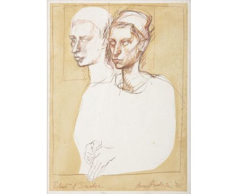 Brian Bourke HRHA (b.1936)Portrait of DeirdreMixed Media on paper, 72 x 52cm (28¼ x 20½")Signed, inscribed and dated (19)’86P
