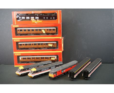 Lima OO gauge InterCity locomotive &amp; coach set of locomotive, dummy &amp; 2 x coaches, Lima Resurgent loco and 4 x boxed 