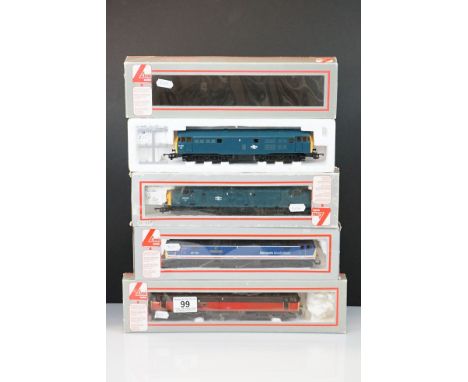 Four boxed Lima OO gauge locomotives to include 204818A6 Old Oak Common, 205050A1 The Gloucestershire Regiment, 205091A1 &amp