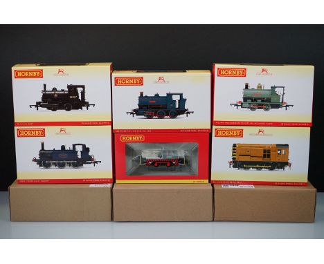 Ex shop stock - Six boxed Hornby OO gauge locomotives to include R3870 NCB Peckett B2 The Earl No 1203, R3640 Willans and Rob