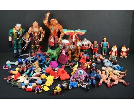 Quantity of 80s figures to include 8 x Mattel He-Man And The Masters Of The Universe (2 x He-Man, Stinkor, 2 x Webstor, Ram M