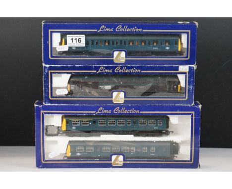 Boxed Lima Collection OO gauge 149897 DMU plus 2 boxed Lima Collection OO gauge locomotives to include 204864A7 Prince Willia