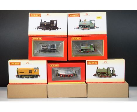 Ex shop stock - Five boxed Hornby OO gauge locomotives to include R3640 Willans and Robinson Peckett W4 Niclausse No 882, R37