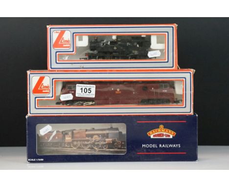 Boxed Bachmann OO gauge 31283 P/Boiler Scot 6119 The Lancashire Fusilier LMS Crimson 3500 GAL Tender plus 2 x boxed Lima loco