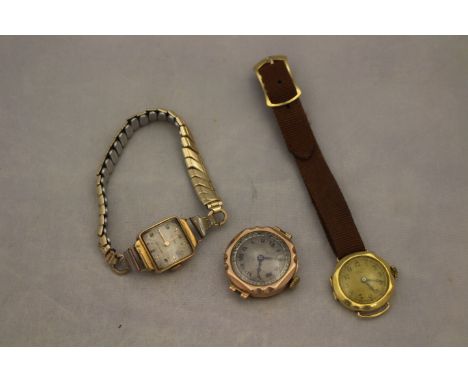 &nbsp;A Glycine 18ct. gold cocktail watch, manual movement, having 24 hour Arabic numeral dial, case stamped Swiss 18 carat h