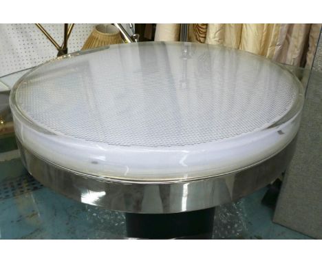 FLOS PLAZA CEILING LIGHT BY ANTONIO CITTERIO, 55.5cm diam x 13cm D. 