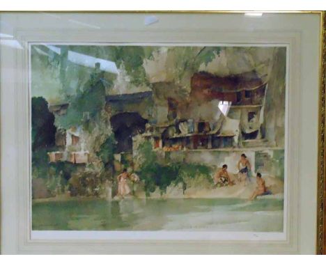 Sir William Russell flint (1880-1969) In Sunny Perigord, limited edition colour print 307/850 number in pencil, blindstamp, 5