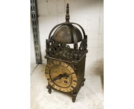 FRENCH MOVEMENT MANTLE LANTERN CLOCK - 30CMS