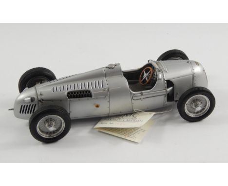 A CMC German 1:18 scale model of an Auto Union type C.