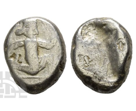 Persia. Achaemenid Empire, Time of Darius II to Artaxerxes II AR Siglos.. Circa 420-375 BC. Lydo-Milesian standard. Sardes or