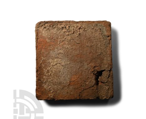 1st-4th century A.D. A massive parallelepiped block, square in section, grey-brown in colour. Cf. Jenkins, F., ‘Roman Villa, 