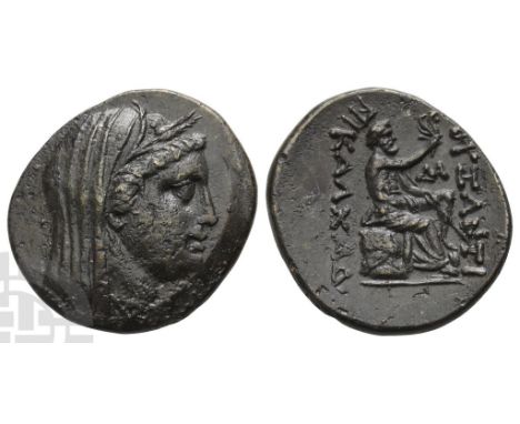 Thrace, Byzantion in alliance with Kalchedon AE 26mm.. 300-200 BC. Veiled and wreathed head of Demeter to right / ΒΥZΑNTI ΚΑΛ