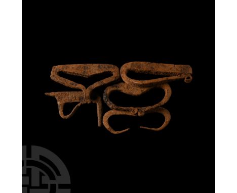 Circa 15th-18th century A.D. Including fire steels of various types with ornamental shaping. Cf. similar specimens in PAS, LO
