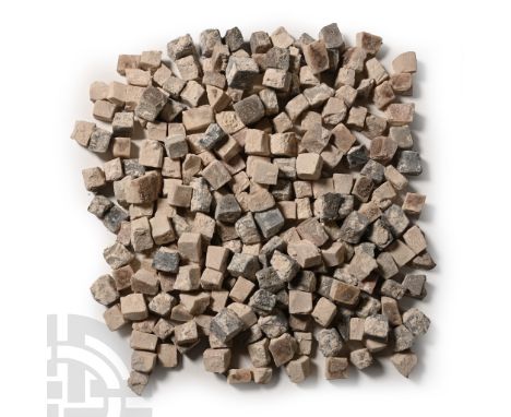 1st-4th century A.D. A mixed group of two hundred and fifty single tesserae of various colours and sizes, mostly cuboid. For 