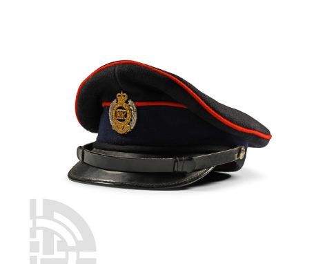 1938-1945 A.D. Army Cap No.1 - British Army, Royal Engineers Officers' Dress Cap with Royal Engineers gilt badge fitted, 'G.D