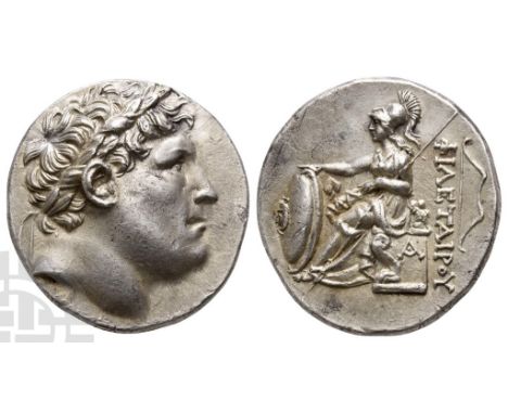 Kingdom of Pergamon, Eumenes I AR Tetradrachm.. 263-241 BC. Pergamon mint; struck circa 255/0-241 BC. In the name of Philetai
