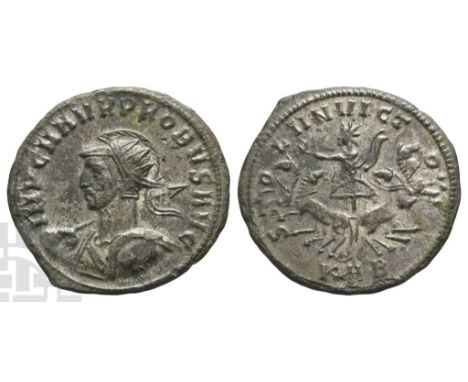 Probus BI Antoninianus.. AD 276-282. Serdica mint; struck AD 280/1. 2nd officina. IMP C M AVR PROBVS AVG, radiate, helmeted a