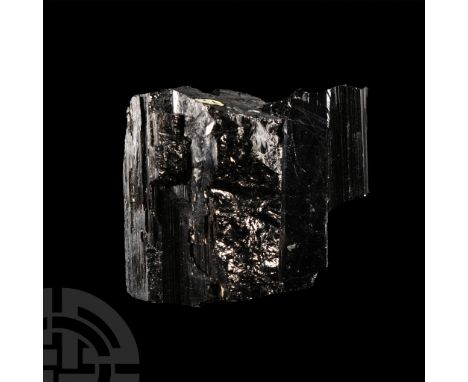 Black variety with crystals showing striations, collection number 72.  120 grams, 53 mm (2 in.). [No Reserve] Acquired on the