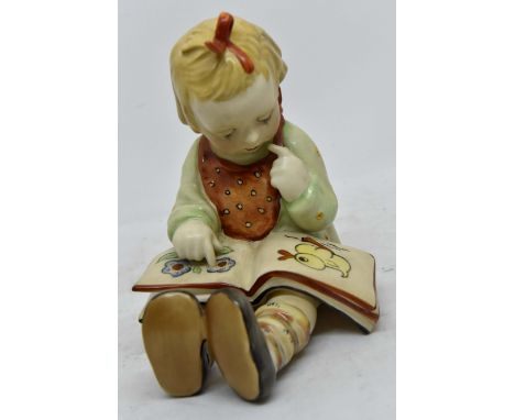 Beswick Hummel child figure Studies Tonight, model number 904No obvious signs of damage or restoration. Gold Beswick, England