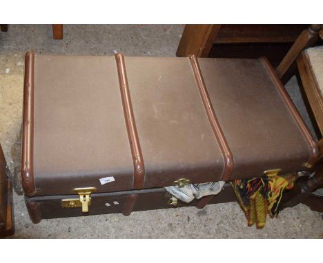 Vintage trunk and contents 