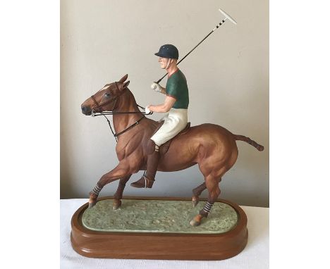 A Royal Worcester model of HRH The Duke of Edinburgh, modelled by Doris Lindner, limited to a production of 750 pieces,  circ
