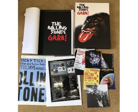 Collectors Edition 'GRRR' Deluxe boxed set of Rolling Stones recordings on CD, including booklets, artwork, lyrics etc. 