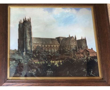 Print of Beverley Minster. 39 x 48cms. 
