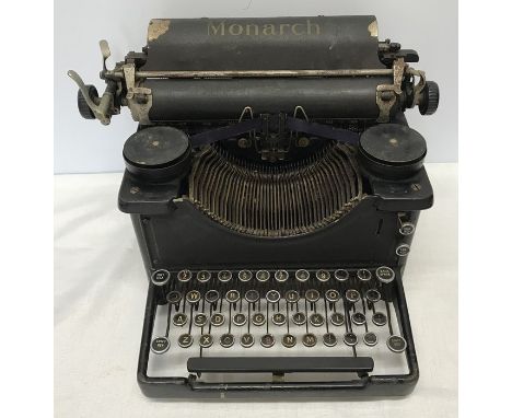 Early 20thC Monarch typewriter. Condition ReportSurface rust to chrome fittings.&nbsp;