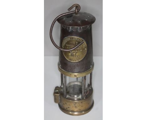 A miner's lamp.  